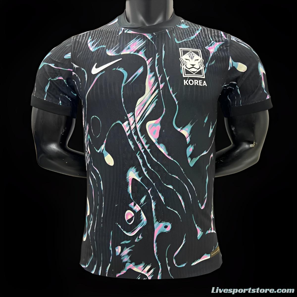 Player Version 2024 Korea Away Black Jersey