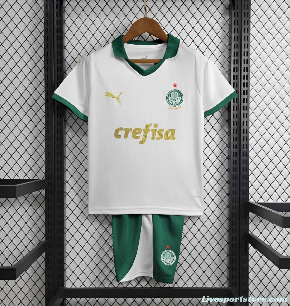 24/25 Kids Palmeiras Away Jersey