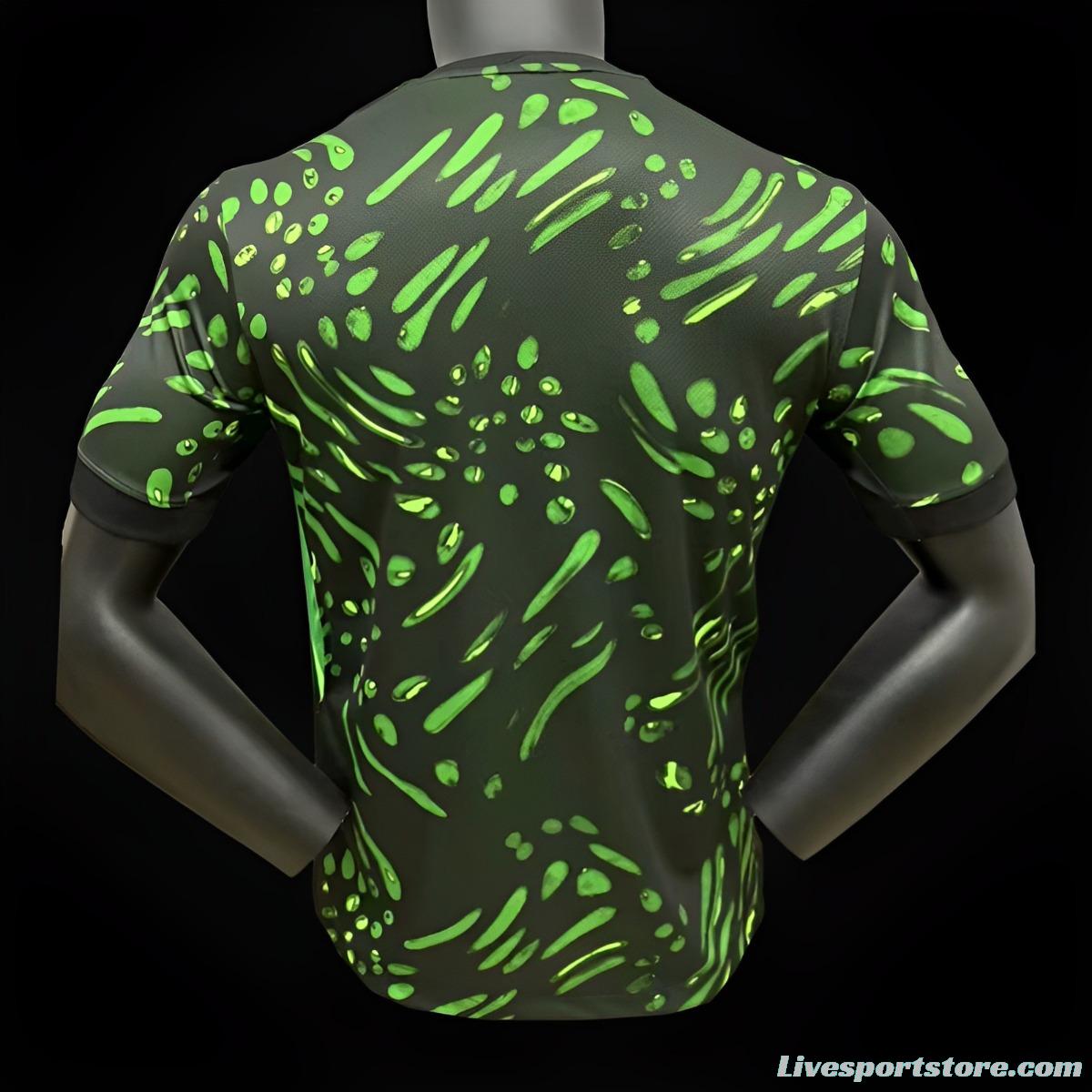 Player Version 2024 Nigeria Away Green Jersey