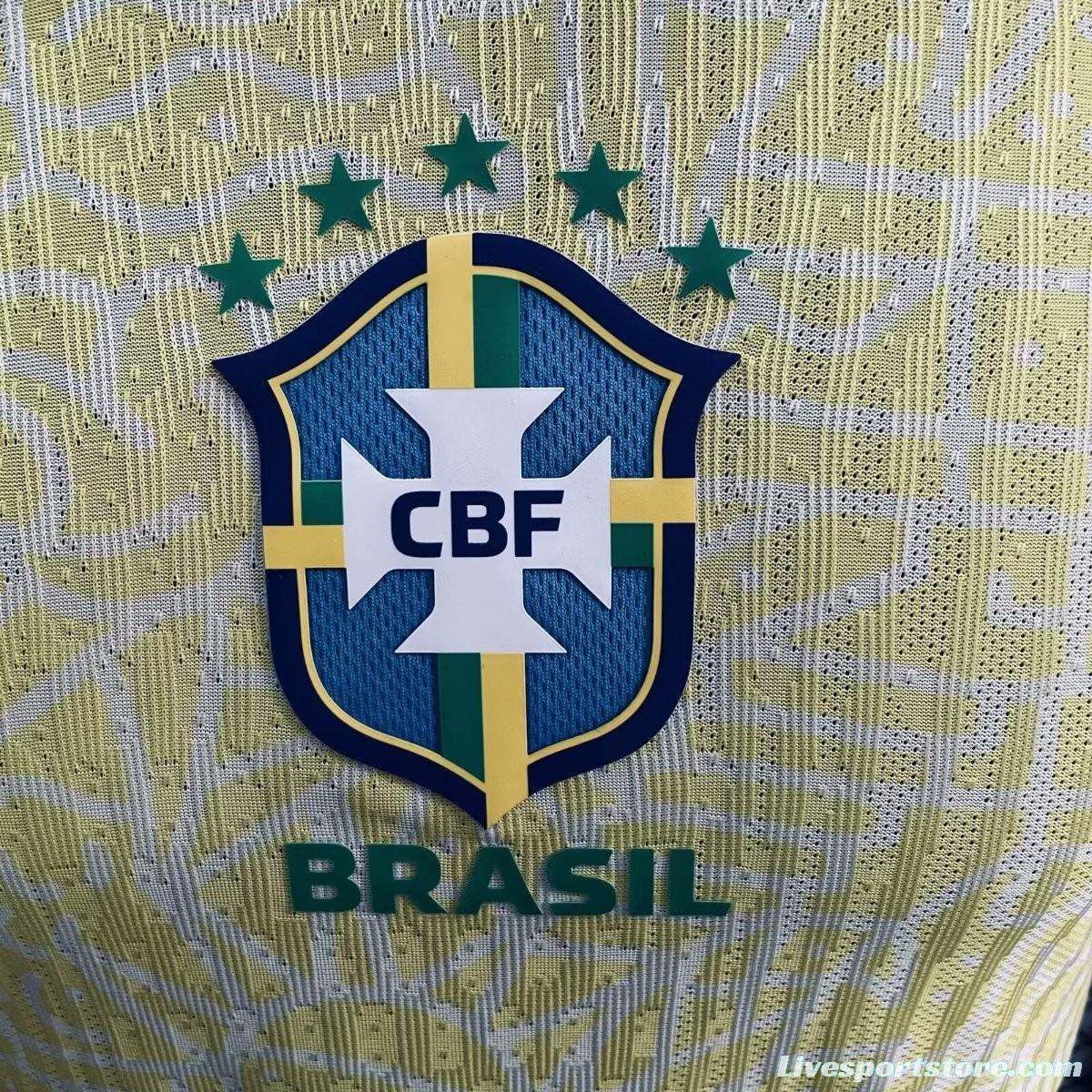 Player Version 2024 Brazil Home Jersey