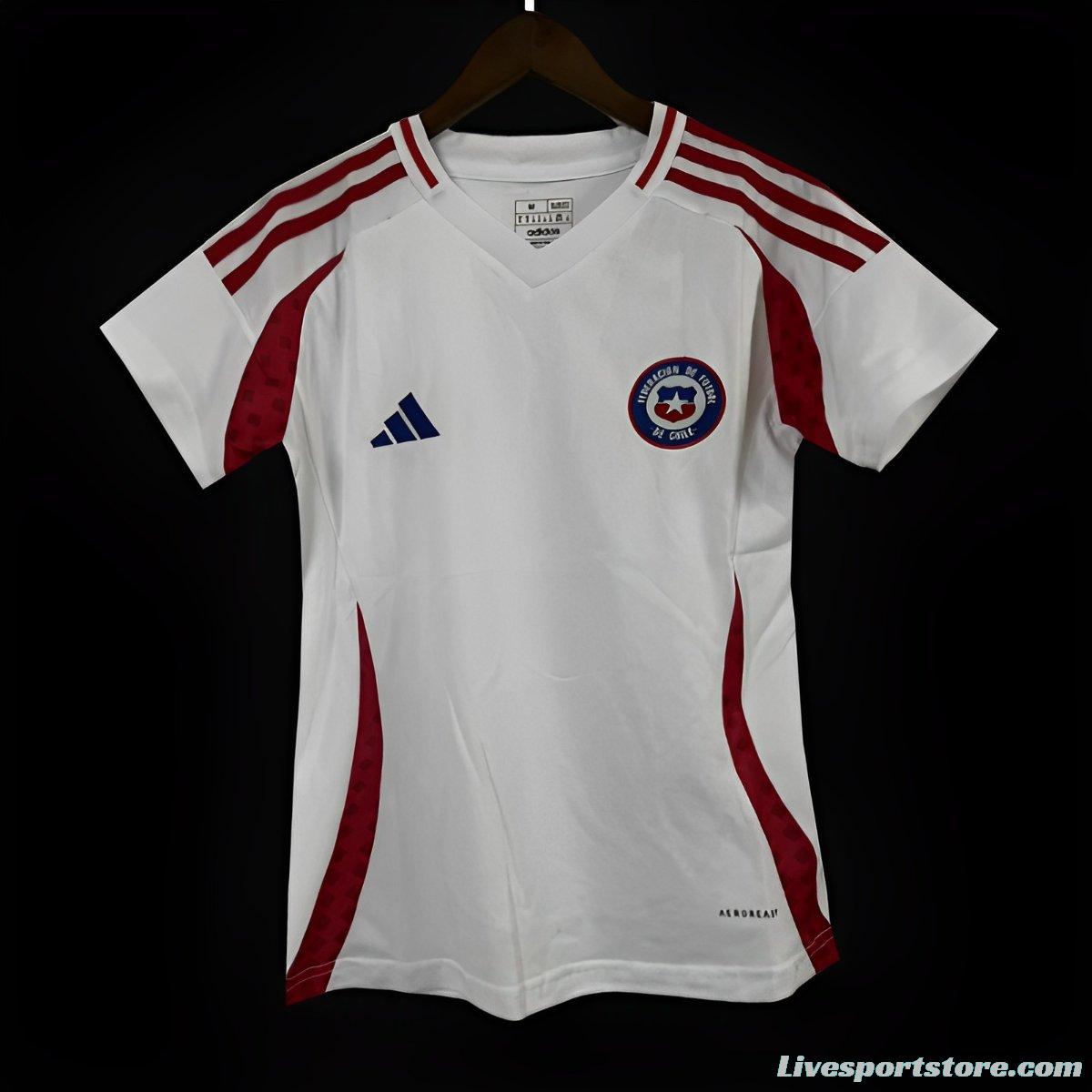 2024 Women Chile Away White Jersey