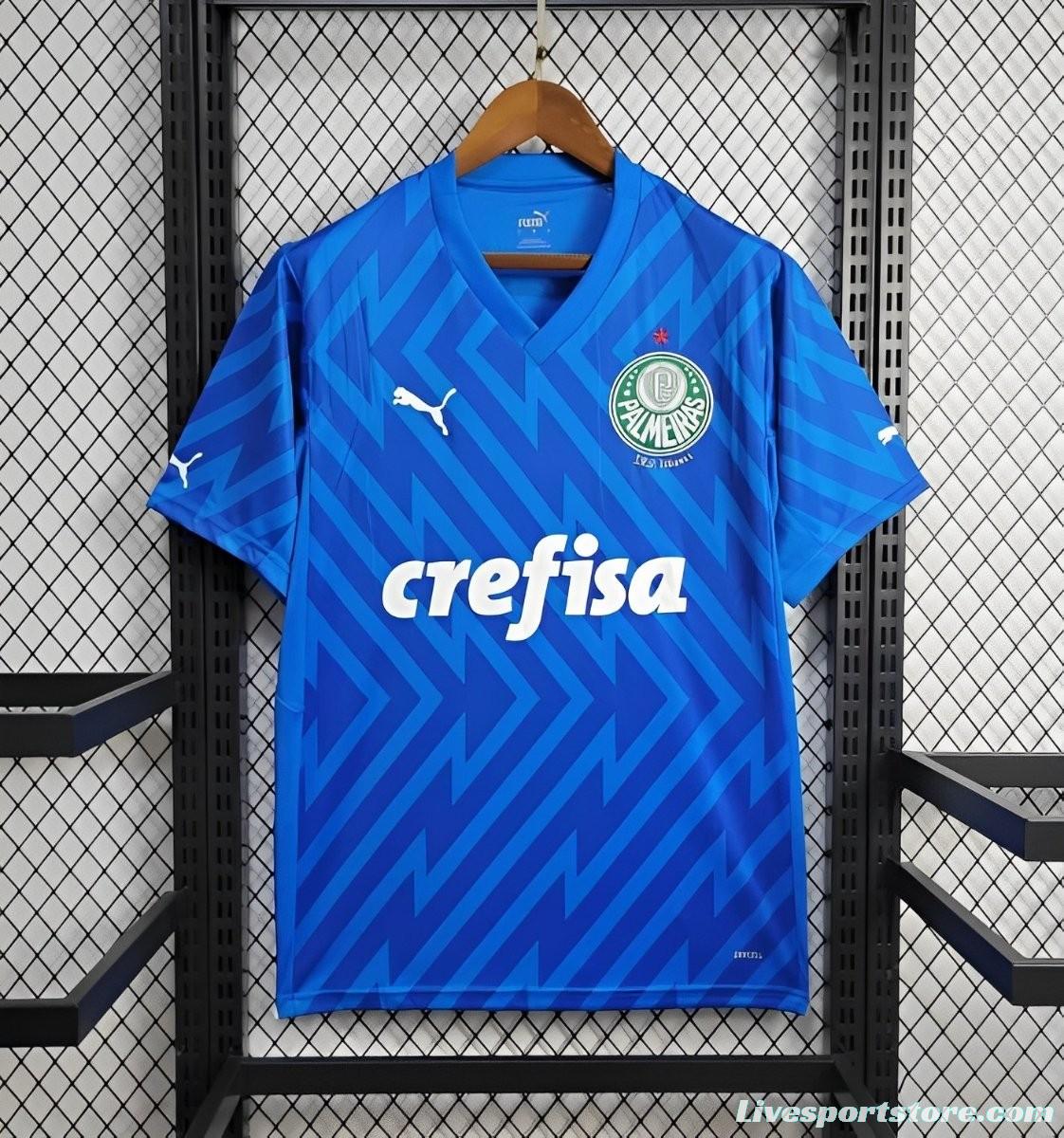 24/25 Palmeiras Goalkeeper Blue Jersey