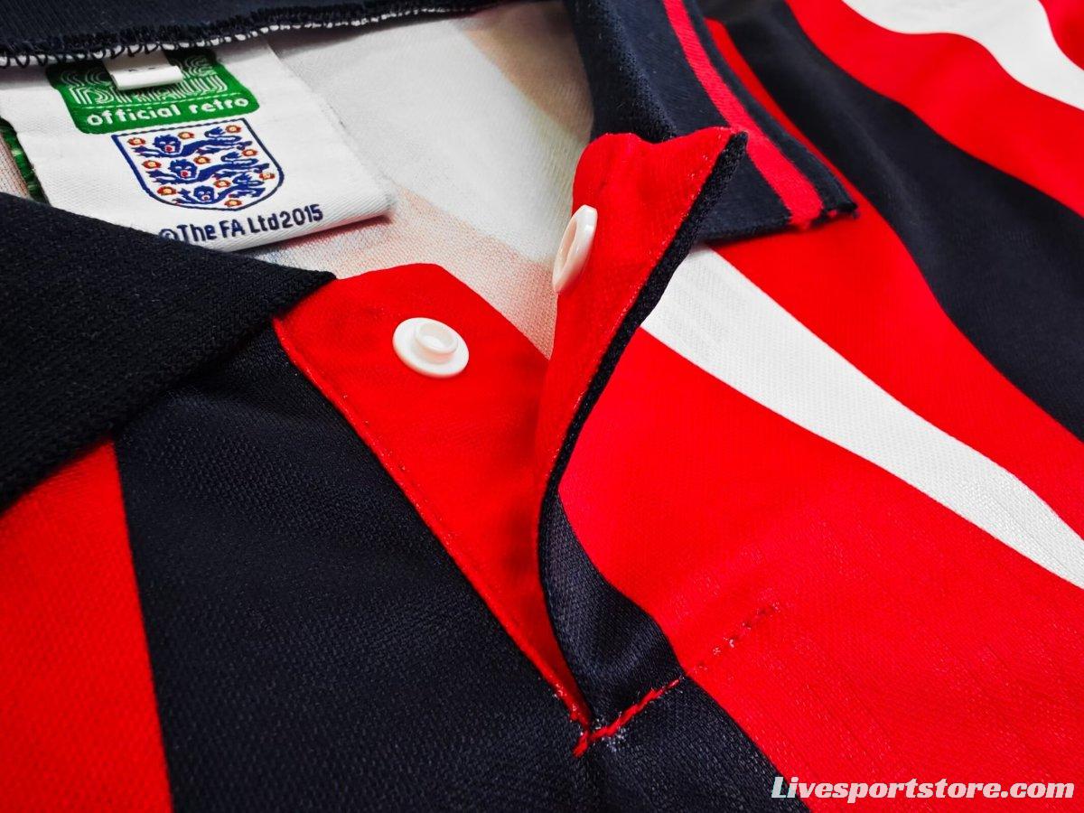 Retro 1992 England Away Red Jersey