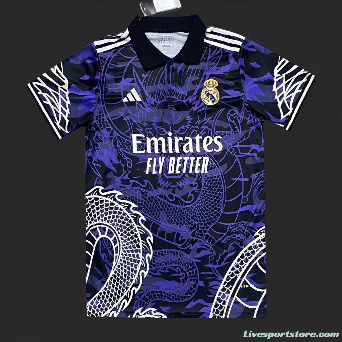 23/24 Real Madrid Purple Dragon Special Jersey