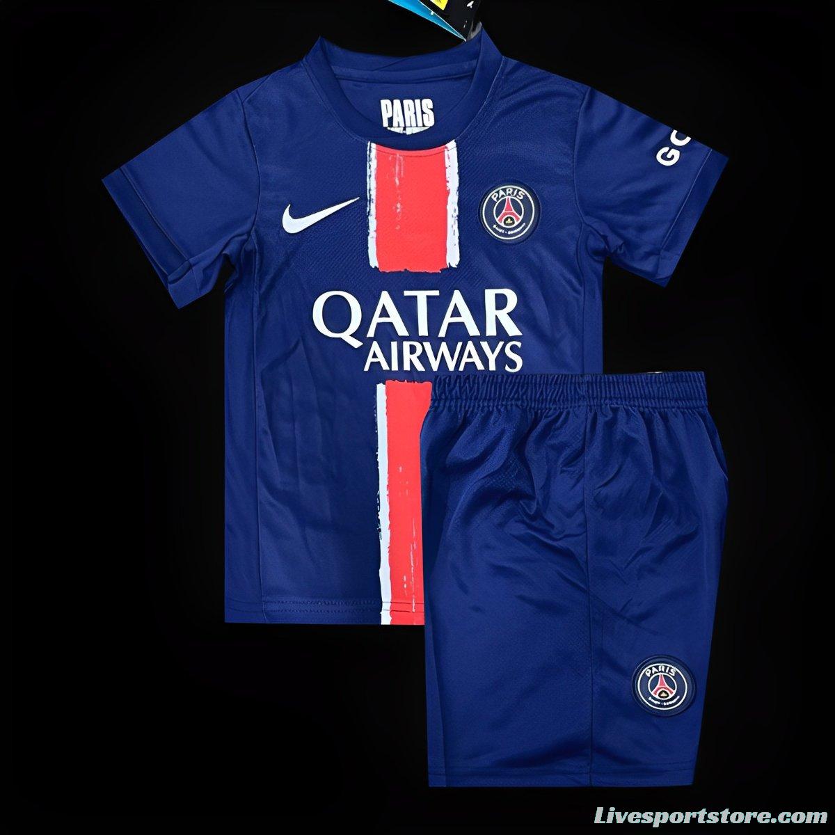 24/25 Kids PSG Home Jersey