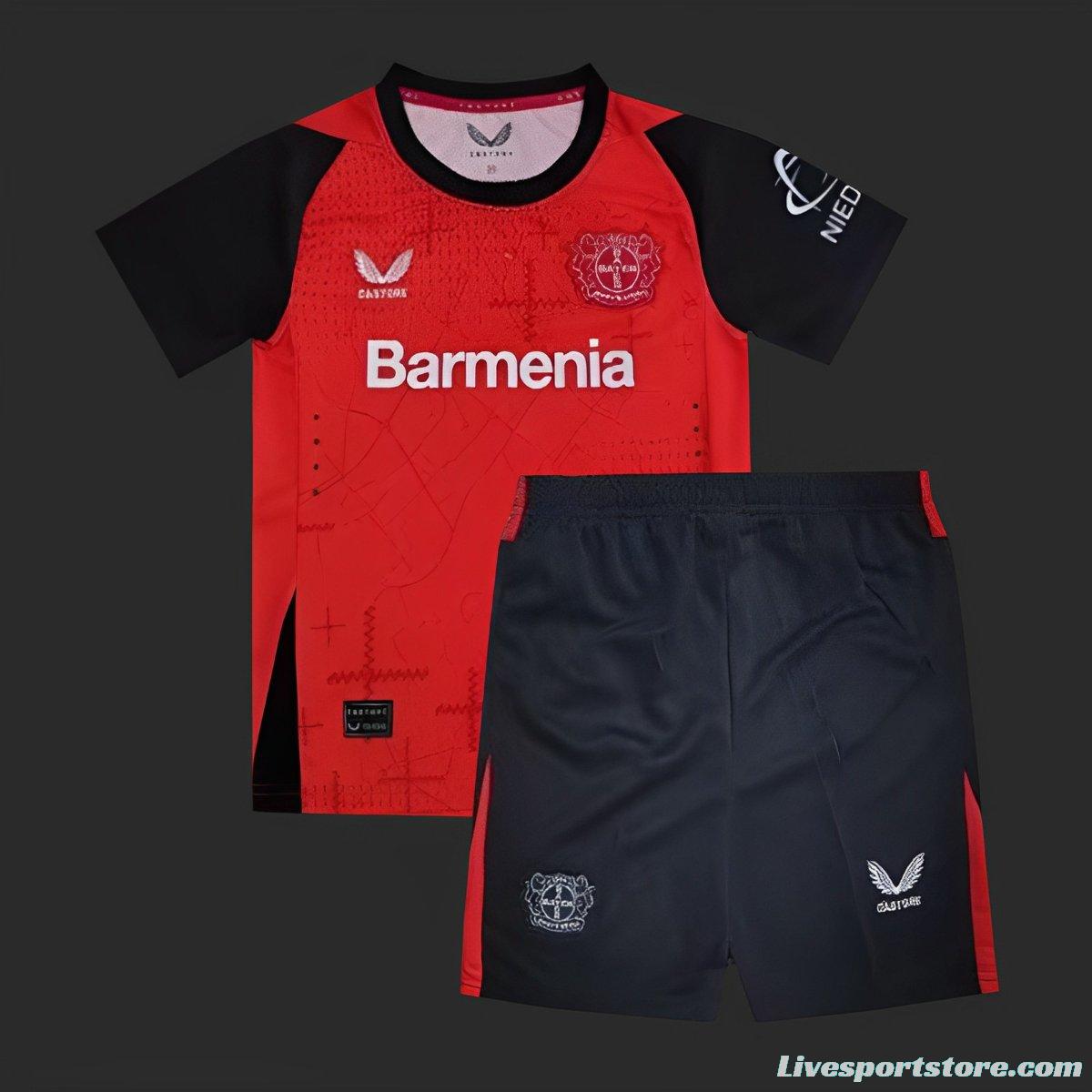 24/25 Kids Bayern 04 Leverkusen Home Jersey