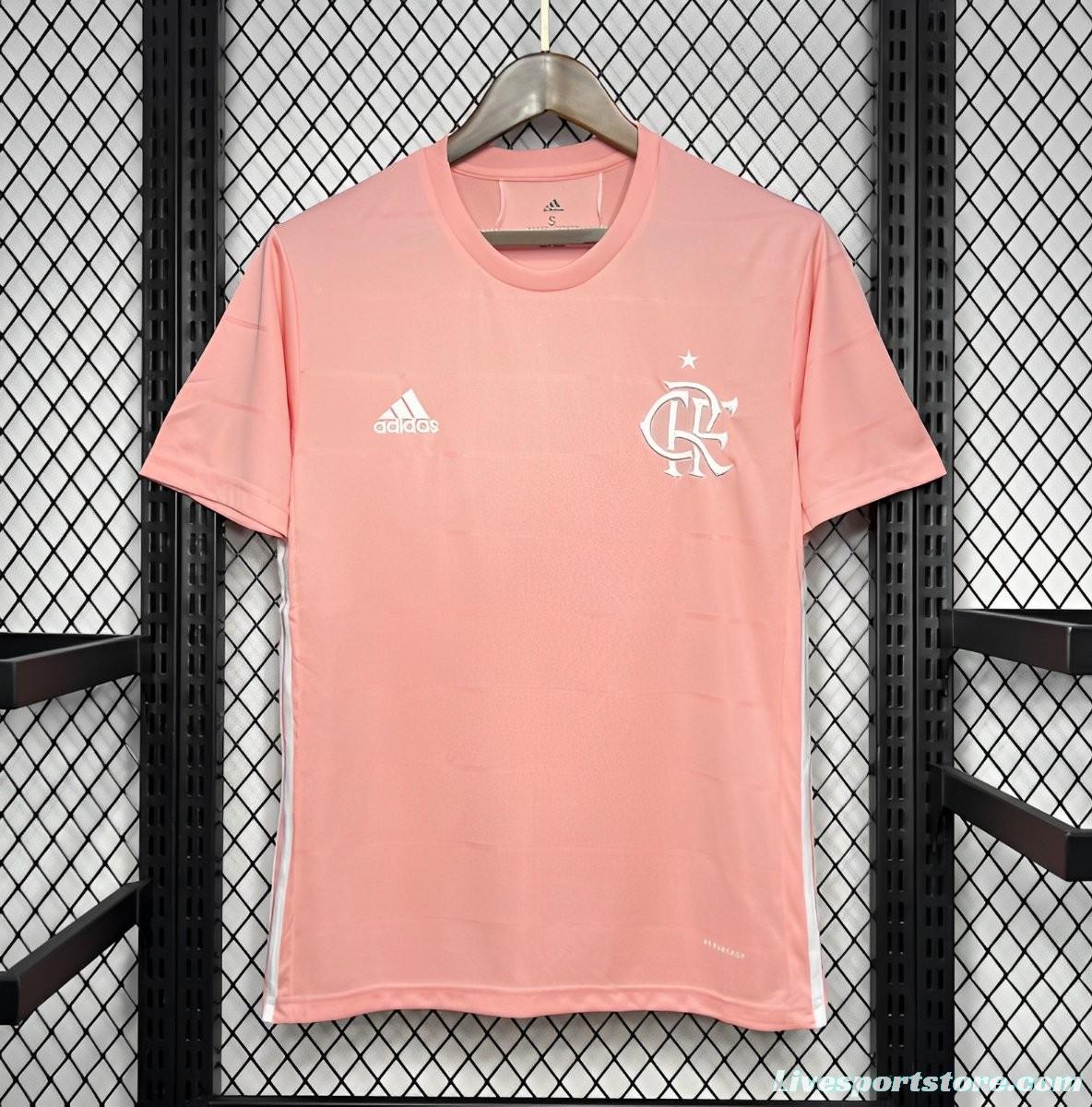 Retro 21/22 Flamengo Pink October Rosa Jersey