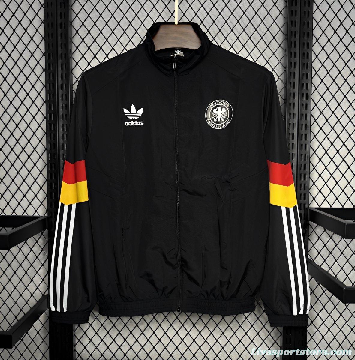 2024 Germany Black Windbreaker