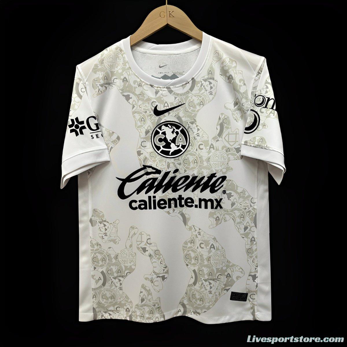 24/25 Club America White Goalkeeper Jersey