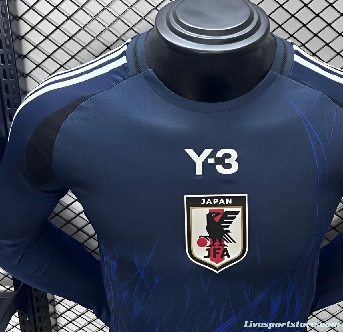 Player Version 2024 Japan Home Long Sleeve Jersey