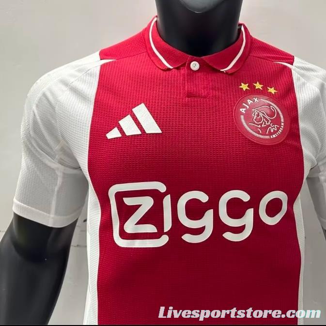 Player Version 24/25 Ajax Home Jersey