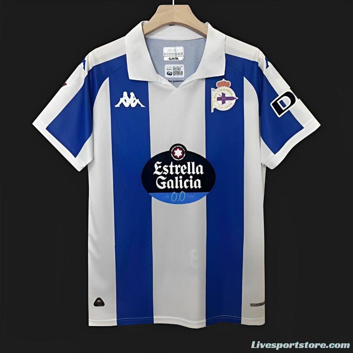 24/25 Deportivo La Coruna Home Jersey