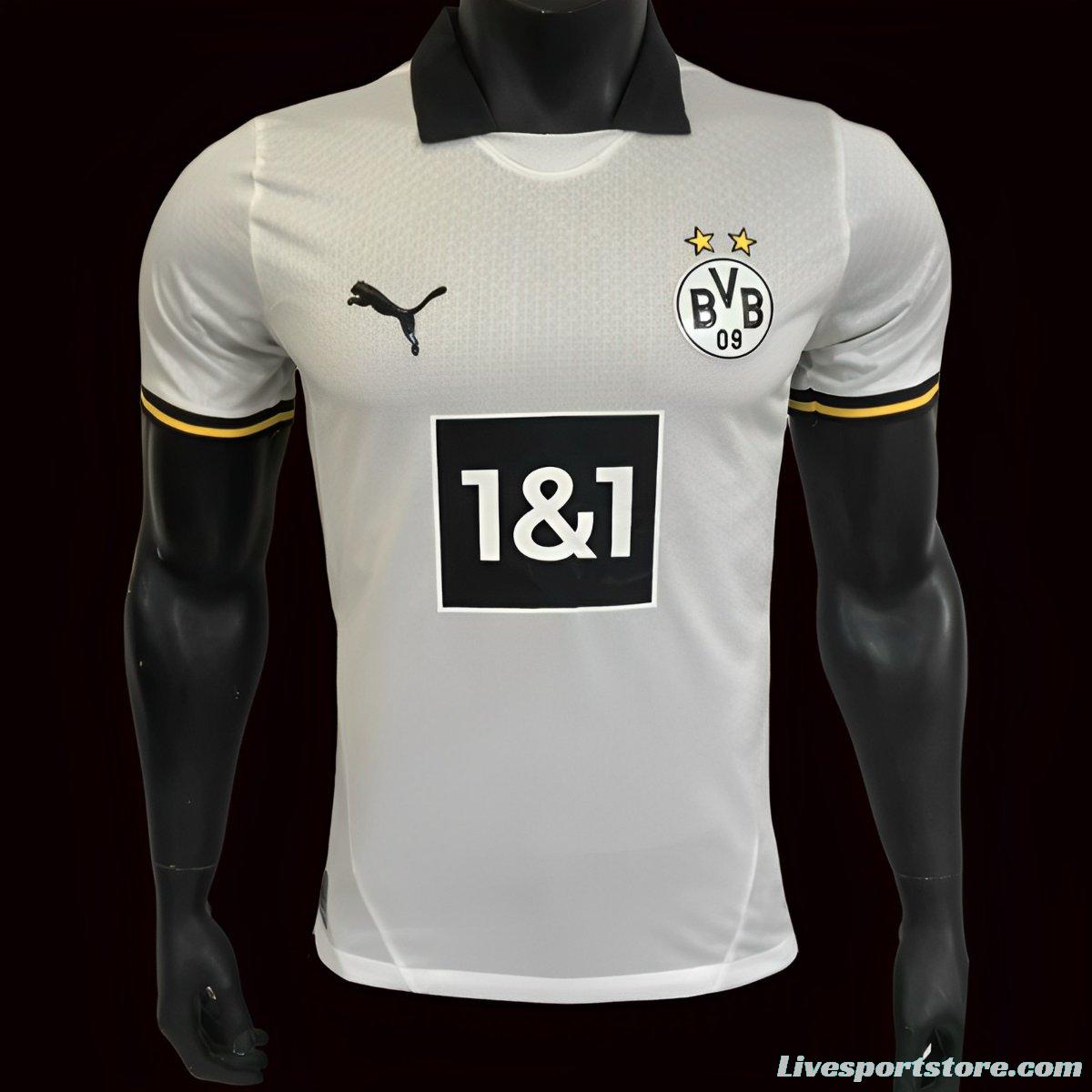 Player Version Borussia Dortmund Third White Jersey