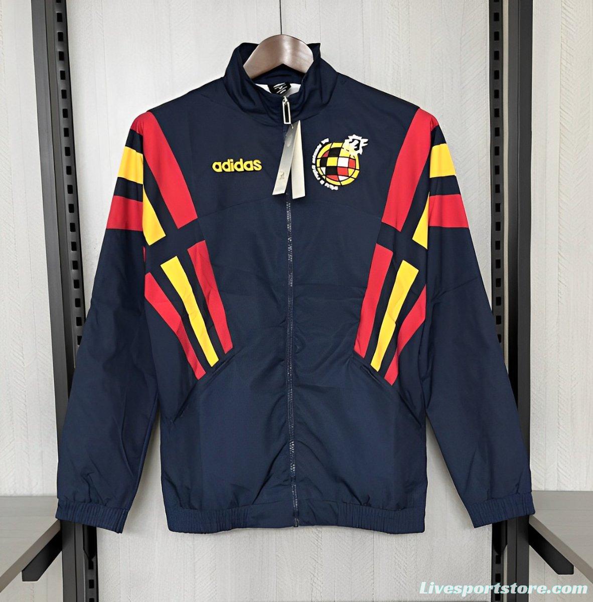 2024 Spain Navy Windbreaker