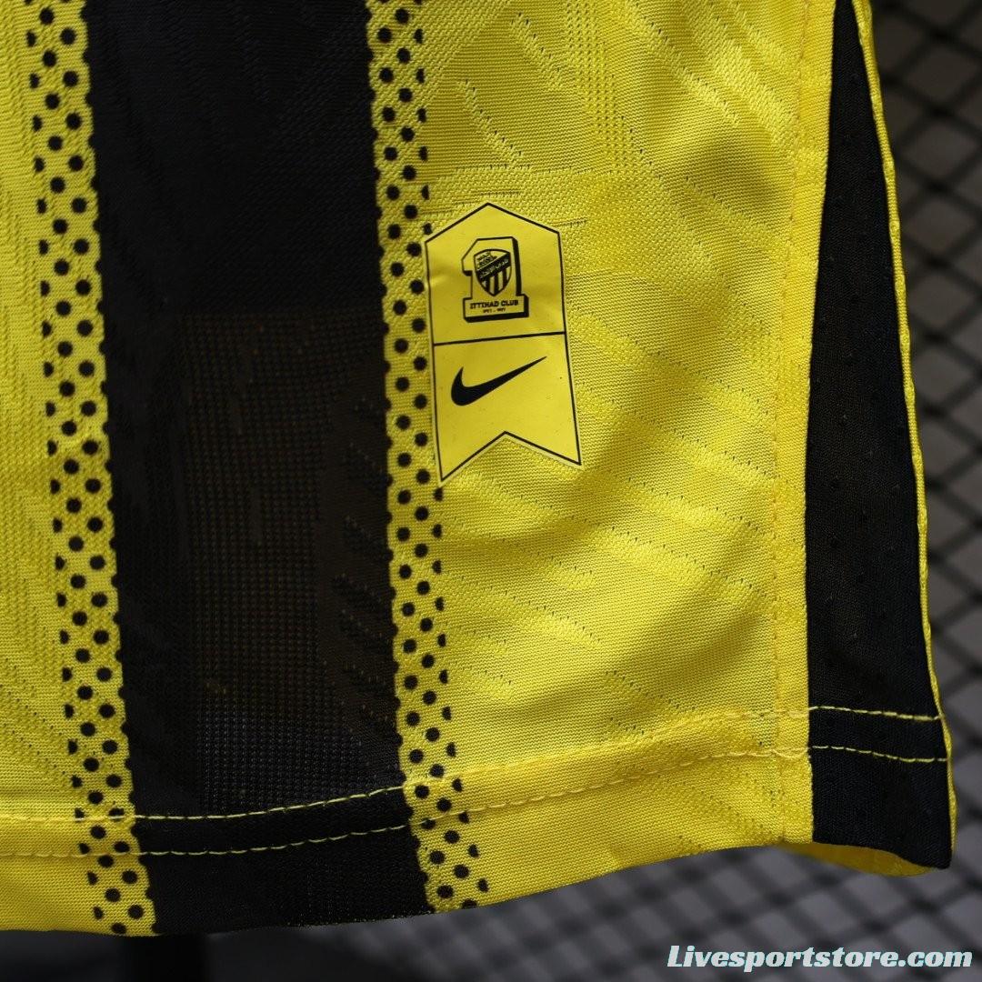 Player Version 24/25 Al-Ittihad Home Jersey