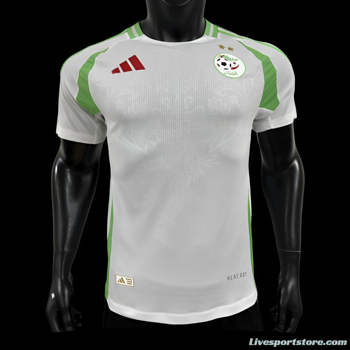 Player Version 2024 Algeria Home Jersey