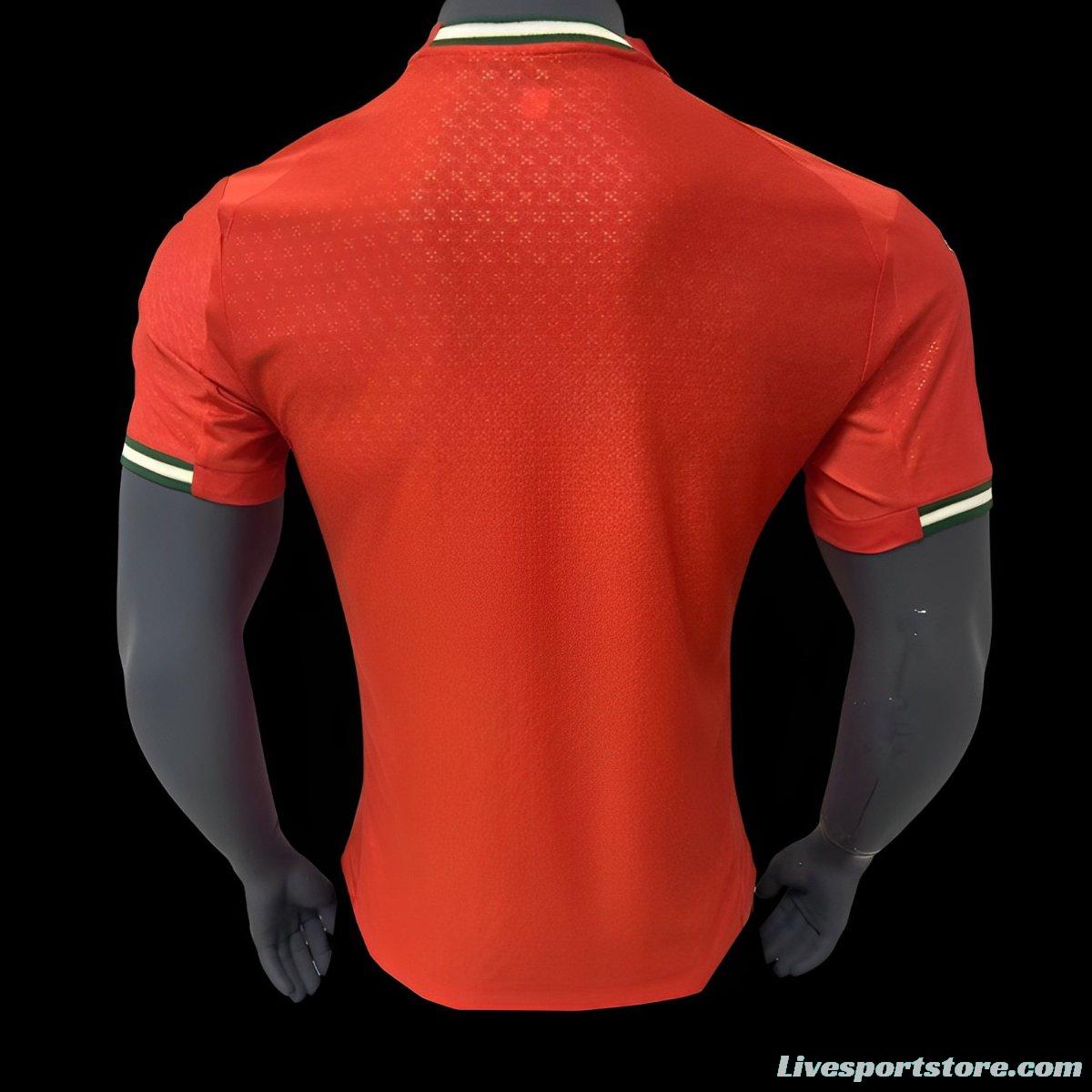 Player Version 2024 Portugal Home Jersey