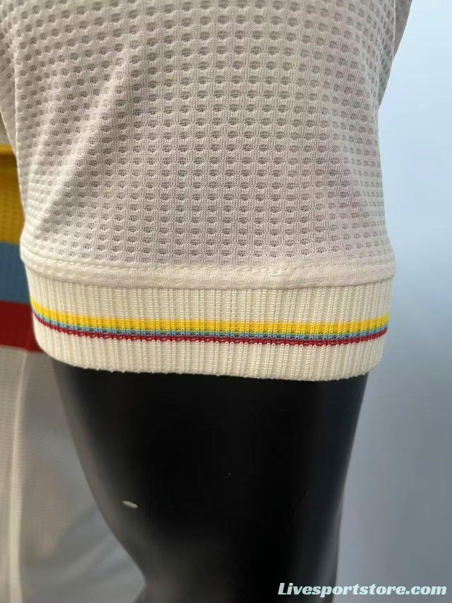 Player Version 2024 Colombia White 120Th Anniversary Jersey