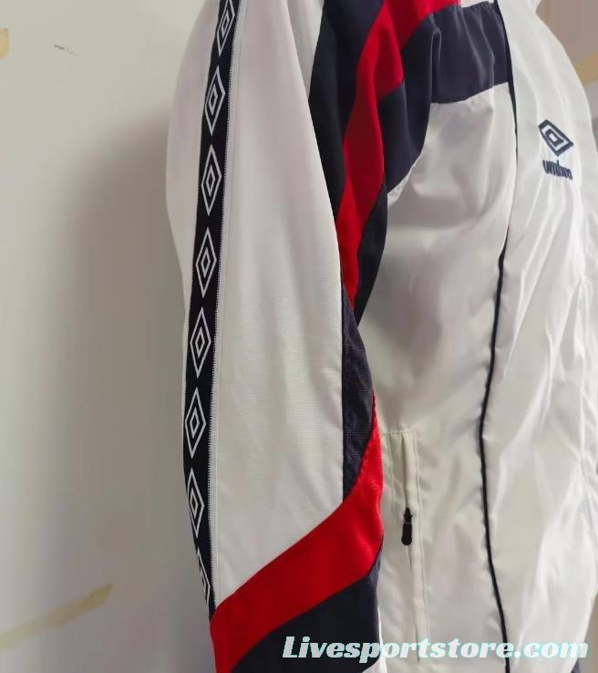 2024 England White Windbreaker