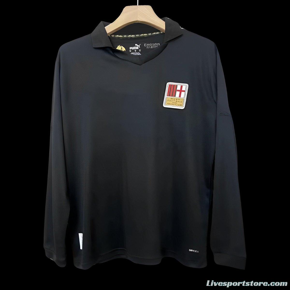 24/25 AC Milan 125Th Anniversary Black Long Sleeve Jersey