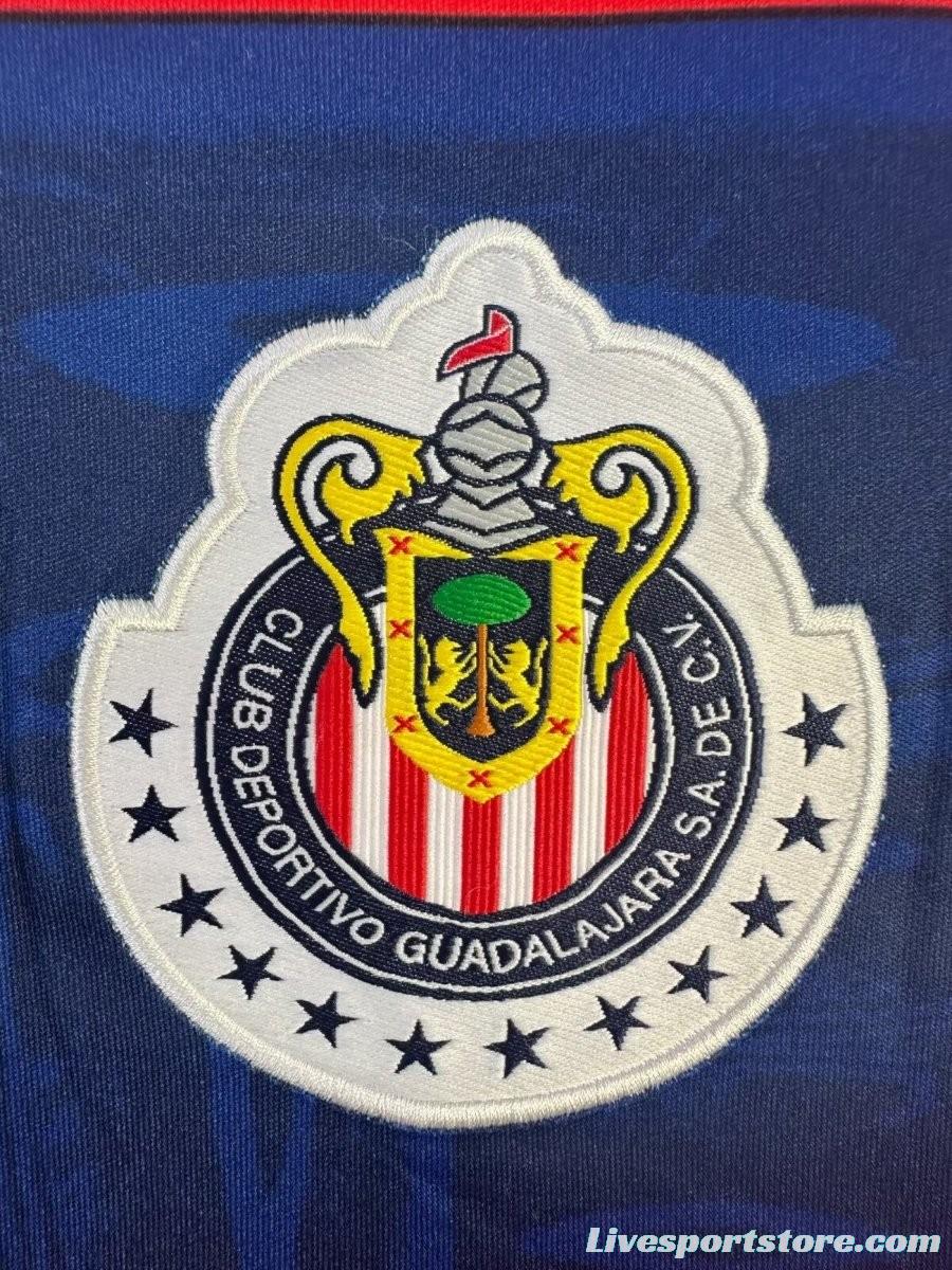 Retro 19/20 Chivas Guadalajara Away Long Sleeve Jersey