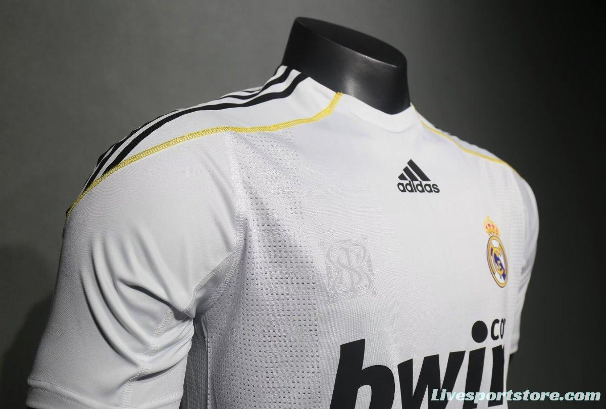 Player Version Retro 09/10 Real Madrid Home Jersey